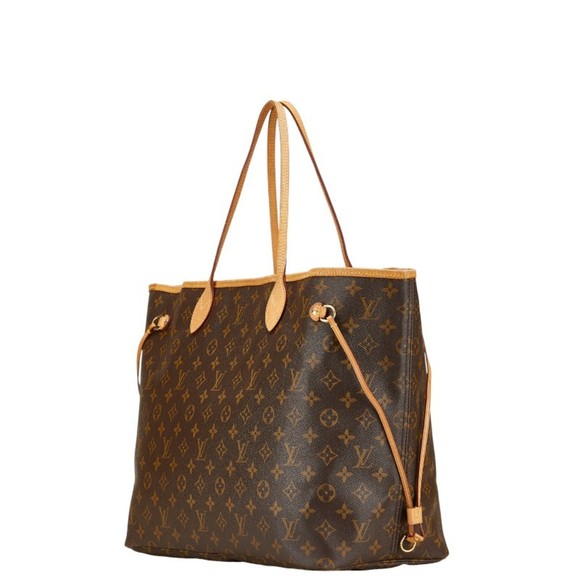Louis Vuitton Monogram Neverfull GM Tote Bag/Shoulder Bag M40157 Brown Leathe... - Picture 2 of 13